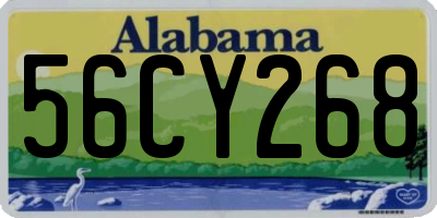 AL license plate 56CY268
