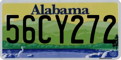AL license plate 56CY272