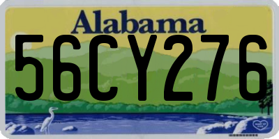 AL license plate 56CY276