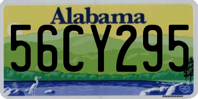 AL license plate 56CY295