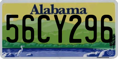 AL license plate 56CY296