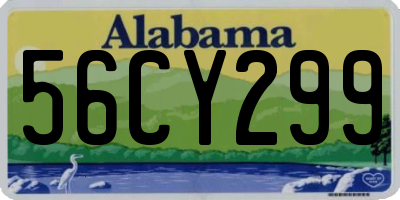 AL license plate 56CY299