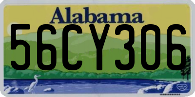 AL license plate 56CY306