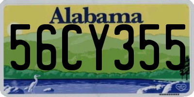AL license plate 56CY355