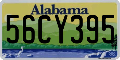 AL license plate 56CY395