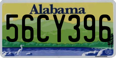 AL license plate 56CY396