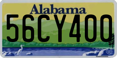 AL license plate 56CY400