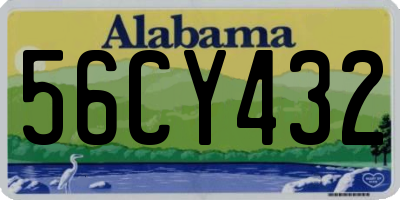 AL license plate 56CY432