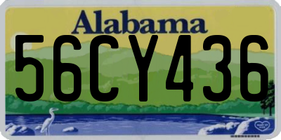 AL license plate 56CY436