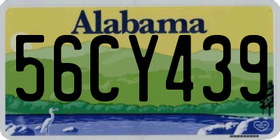 AL license plate 56CY439