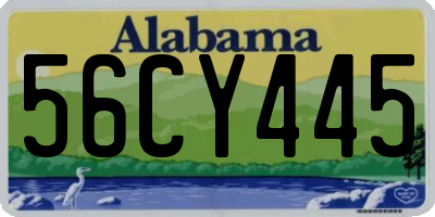 AL license plate 56CY445