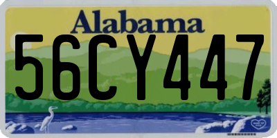 AL license plate 56CY447