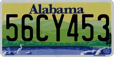 AL license plate 56CY453