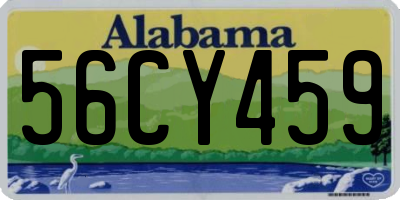 AL license plate 56CY459