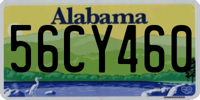 AL license plate 56CY460