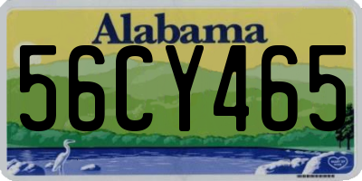 AL license plate 56CY465