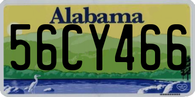 AL license plate 56CY466