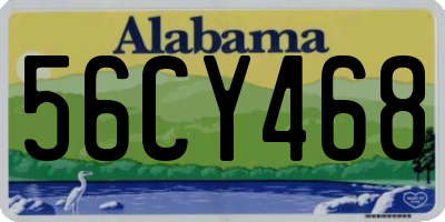 AL license plate 56CY468