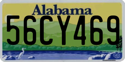 AL license plate 56CY469