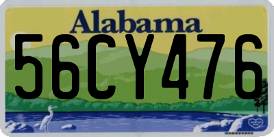 AL license plate 56CY476
