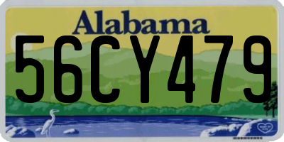 AL license plate 56CY479