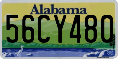AL license plate 56CY480