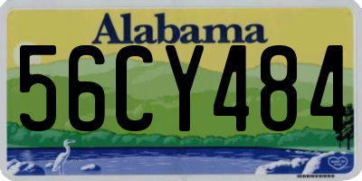 AL license plate 56CY484