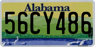 AL license plate 56CY486