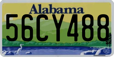 AL license plate 56CY488