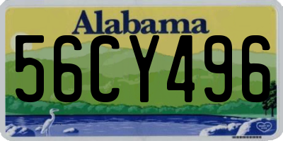 AL license plate 56CY496