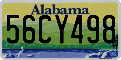 AL license plate 56CY498