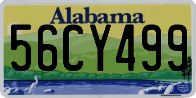 AL license plate 56CY499