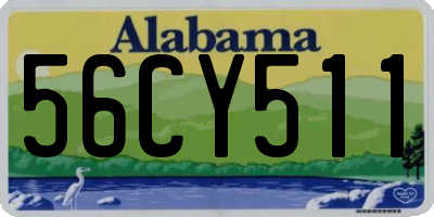 AL license plate 56CY511