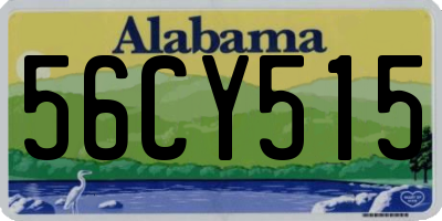 AL license plate 56CY515