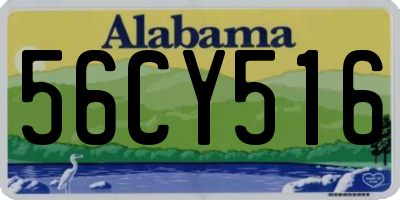 AL license plate 56CY516