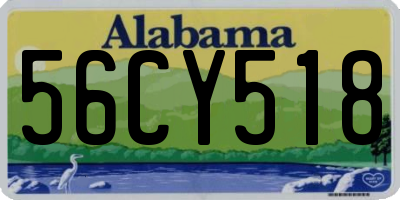 AL license plate 56CY518