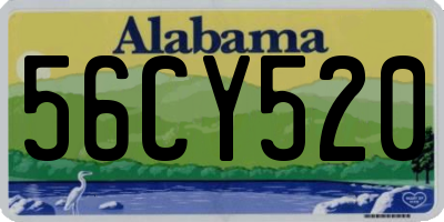 AL license plate 56CY520