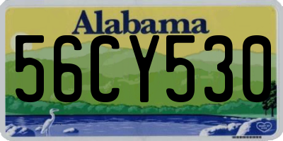 AL license plate 56CY530