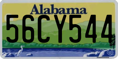 AL license plate 56CY544