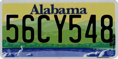 AL license plate 56CY548