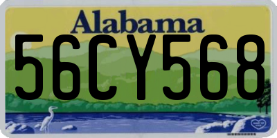 AL license plate 56CY568
