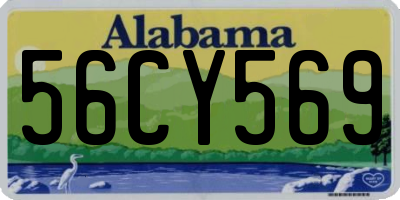 AL license plate 56CY569