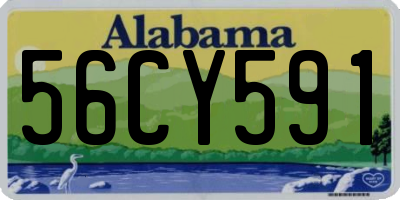 AL license plate 56CY591