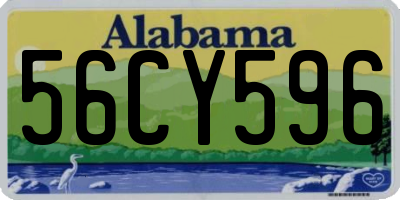 AL license plate 56CY596