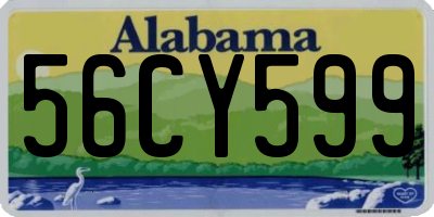 AL license plate 56CY599