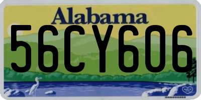 AL license plate 56CY606