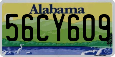 AL license plate 56CY609