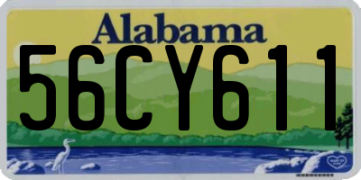 AL license plate 56CY611
