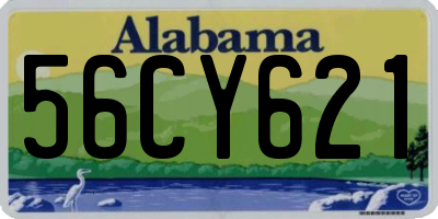 AL license plate 56CY621