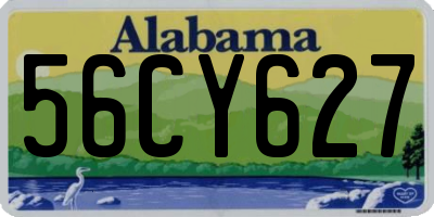 AL license plate 56CY627
